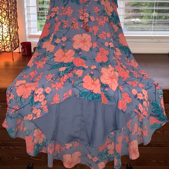 High-low floral midi dress - Picture 3 of 6